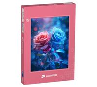 puzzleYOU : Puzzle de 48 pièces « Un Amour de Roses en Fleur »