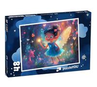puzzleYOU : Puzzle de 48 pièces « Une fée dans Son Monde Scintillant »