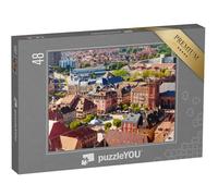 puzzleYOU : Puzzle de 48 pièces « Vue sur la Vieille Ville de Belfort avec la Place dArmes »