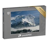 puzzleYOU : Puzzle de 48 pièces « Vue sur Le Mont Blanc, Chamonix, France »