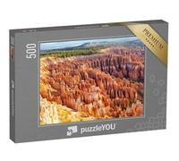 puzzleYOU : Puzzle de 500 pièces « Amphithéâtre d'Inspiration Point au Lever du Soleil, Parc National de Bryce Canyon, Utah »