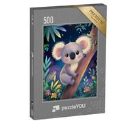 puzzleYOU : Puzzle de 500 pièces « Aventure dans l’Arbre du Petit Koala »