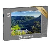 puzzleYOU : Puzzle de 500 pièces « Beau Paysage de Montagne dans Les Vosges, France, Jour d'été »