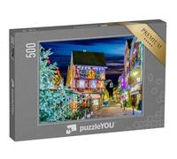 puzzleYOU : Puzzle de 500 pièces « Colmar, Alsace - Marché de Noël »