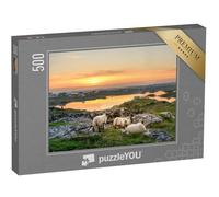 puzzleYOU : Puzzle de 500 pièces « Coucher de Soleil dans Le Connemara, Irlande »