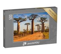 puzzleYOU : Puzzle de 500 pièces « des baobabs Uniques dans l'allée des baobabs, Madagascar »