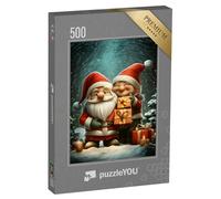 puzzleYOU : Puzzle de 500 pièces « L’Amour Secret du Père Noël »