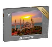 puzzleYOU : Puzzle de 500 pièces « La Mosquée Bleue, Istanbul, Turquie. »