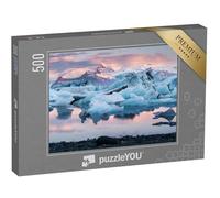 puzzleYOU : Puzzle de 500 pièces « Lagune glaciaire Jokulsarlon, Islande »