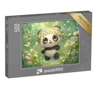 puzzleYOU : Puzzle de 500 pièces « Le Jardin Magique du Panda »