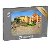 puzzleYOU : Puzzle de 500 pièces « Maisons et cathédrale d'Ajaccio, Corse du Sud »