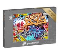 puzzleYOU : Puzzle de 500 pièces « Mur de Graffitis - Street Art »