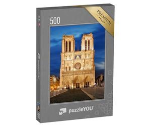 puzzleYOU : Puzzle de 500 pièces « Notre Dame, Symbole de Paris, France »