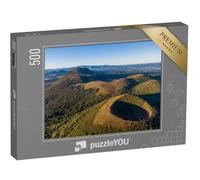 puzzleYOU : Puzzle de 500 pièces « Panorama aérien des volcans PUY Pariou et PUY de Dome, Auvergne-Rhône-Alpes, France »