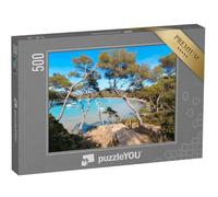 puzzleYOU : Puzzle de 500 pièces « Paysages, Méditerranée Estivale et plages de l'île de Porquerolles, à Hyères, dans Le Var en France »
