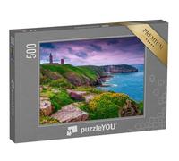 puzzleYOU : Puzzle de 500 pièces « Phare du Cap Fréhel sur la côte rocheuse de Bretagne, France, »