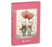 puzzleYOU : Puzzle de 500 pièces « Quand l'amour ronronne »