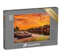 puzzleYOU : Puzzle de 500 pièces « Rivière à Hoi an, Vietnam. Patrimoine Mondial de l'UNESCO »