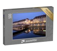 puzzleYOU : Puzzle de 500 pièces « Scène Nocturne sur Le Quai Vauban dans la Ville de Besançon »