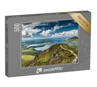 puzzleYOU : Puzzle de 500 pièces « Sentier de randonnée dans Le Parc National du Connemara, Irlande »