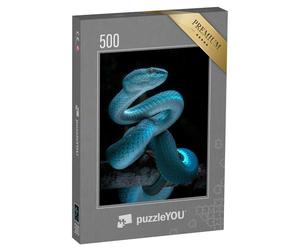 puzzleYOU : Puzzle de 500 pièces « Serpent vipérin venimeux »