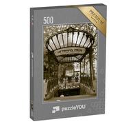 puzzleYOU : Puzzle de 500 pièces « Station de métro Abbesses à Paris »