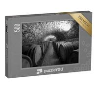 puzzleYOU : Puzzle de 500 pièces « Tonneaux de vin dans Une Cave à vin »