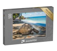 puzzleYOU : Puzzle de 500 pièces « Tortue géante des Seychelles »