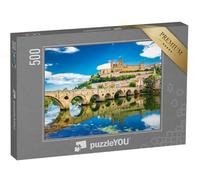 puzzleYOU : Puzzle de 500 pièces « Vieux Pont et cathédrale à Béziers - Hérault, Occitanie, France, Europe »