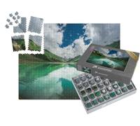 puzzleYOU : Smart Sorted® | Puzzle Photo 1000 pièces « 3224 mètres d'altitude : Le lac Saiful Muluk, des eaux Bleu-Vert au Pakistan »