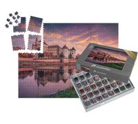 puzzleYOU : Smart Sorted® | Puzzle Photo 1000 pièces « Ancien château Hartenfels au Bord de l'Elbe, Torgau, Saxe »