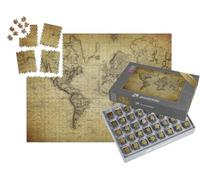 puzzleYOU : Smart Sorted® | Puzzle Photo 1000 pièces « Ancienne Carte du Monde de 1814 »