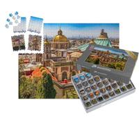 puzzleYOU : Smart Sorted® | Puzzle Photo 1000 pièces « Ancienne et Nouvelle basilique à Mexico »