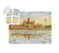 puzzleYOU : Smart Sorted® | Puzzle Photo 1000 pièces « Angkor Wat, Cambodge »