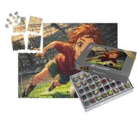 puzzleYOU : Smart Sorted® | Puzzle Photo 1000 pièces « Anime au Football dans Le Stade »