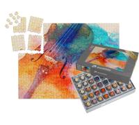 puzzleYOU : Smart Sorted® | Puzzle Photo 1000 pièces « Art Abstrait : Violon coloré »