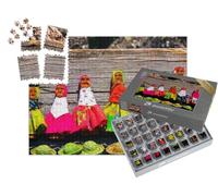puzzleYOU : Smart Sorted® | Puzzle Photo 1000 pièces « Artisanat coloré du Mexique »