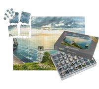 puzzleYOU : Smart Sorted® | Puzzle Photo 1000 pièces « Atlantic Paysage Océan Falaises et rochers. »