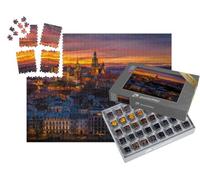 puzzleYOU : Smart Sorted® | Puzzle Photo 1000 pièces « Aube sur Le château de Wawel, Cracovie, Pologne »