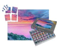 puzzleYOU : Smart Sorted® | Puzzle Photo 1000 pièces « Aube Tranquille au Bord de la Méditerranée, Espagne »