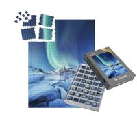 puzzleYOU : Smart Sorted® | Puzzle Photo 1000 pièces « Aurora Borealis, Îles Lofoten, Norvège »