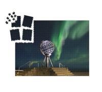 puzzleYOU : Smart Sorted® | Puzzle Photo 1000 pièces « Aurores boréales au Cap Nord »