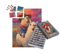 puzzleYOU : Smart Sorted® | Puzzle Photo 1000 pièces « Aventure avec Capybara »
