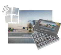 puzzleYOU : Smart Sorted® | Puzzle Photo 1000 pièces « Avion à réaction à l'aéroport International de Dubaï »