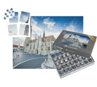 puzzleYOU : Smart Sorted® | Puzzle Photo 1000 pièces « Bastion des pêcheurs et église Matthias à Budapest, Hongrie »