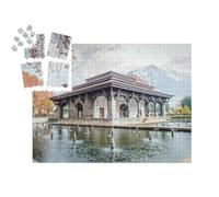 puzzleYOU : Smart Sorted® | Puzzle Photo 1000 pièces « Bâtiment du Patrimoine moghol dans Le Jardin de Shalimar Bagh au Cachemire »