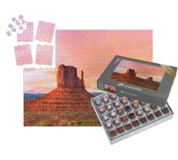 puzzleYOU : Smart Sorted® | Puzzle Photo 1000 pièces « Beau Coucher de Soleil, Monument Valley, Utah, États-Unis »