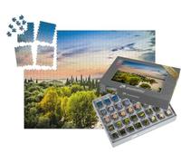 puzzleYOU : Smart Sorted® | Puzzle Photo 1000 pièces « Beau Coucher de Soleil sur Le lac de Garde, Italie »