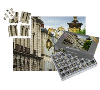 puzzleYOU : Smart Sorted® | Puzzle Photo 1000 pièces « Beau lampadaire doré à Nancy, France »