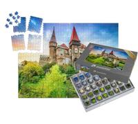 puzzleYOU : Smart Sorted® | Puzzle Photo 1000 pièces « Beau Panorama du château de Hunyad, Transylvanie, Roumanie »